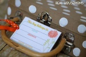 Printable Luggage Tags | Real Housemoms