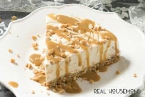 Skinny Caramel Toffee Ice Cream Cake | Real Housemoms