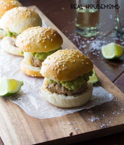 Tequila Turkey Sliders with Guacamole | Real Housemoms