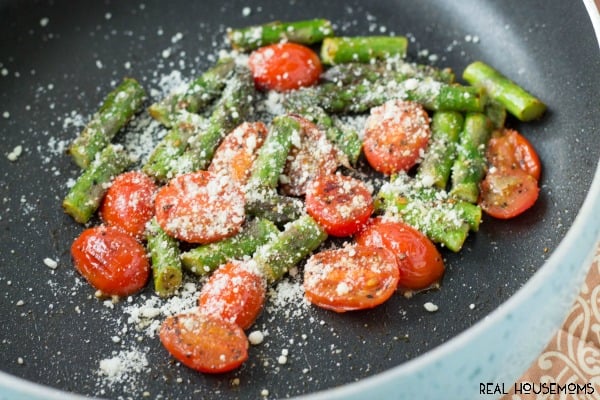 Tomato and Asparagus Salad is not only refreshing and delicious, but it is also a healthy dish that's perfect for the summertime!