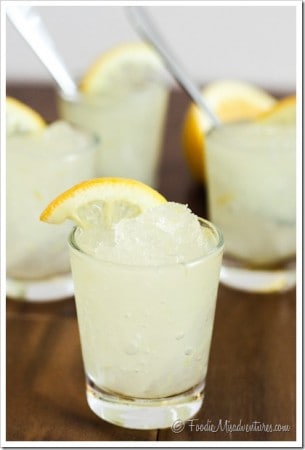 Boozy Frozen Peach Lemonade ⋆ Real Housemoms