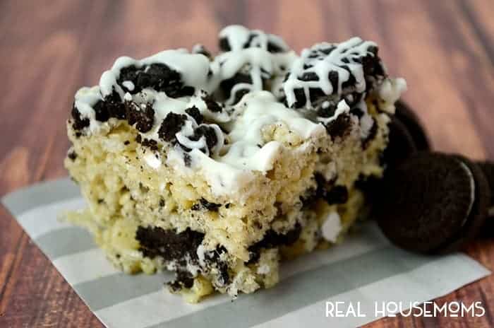 Cookies and Cream Krispy Treats