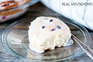 Lemon Blueberry Sweet Rolls | Real Housemoms
