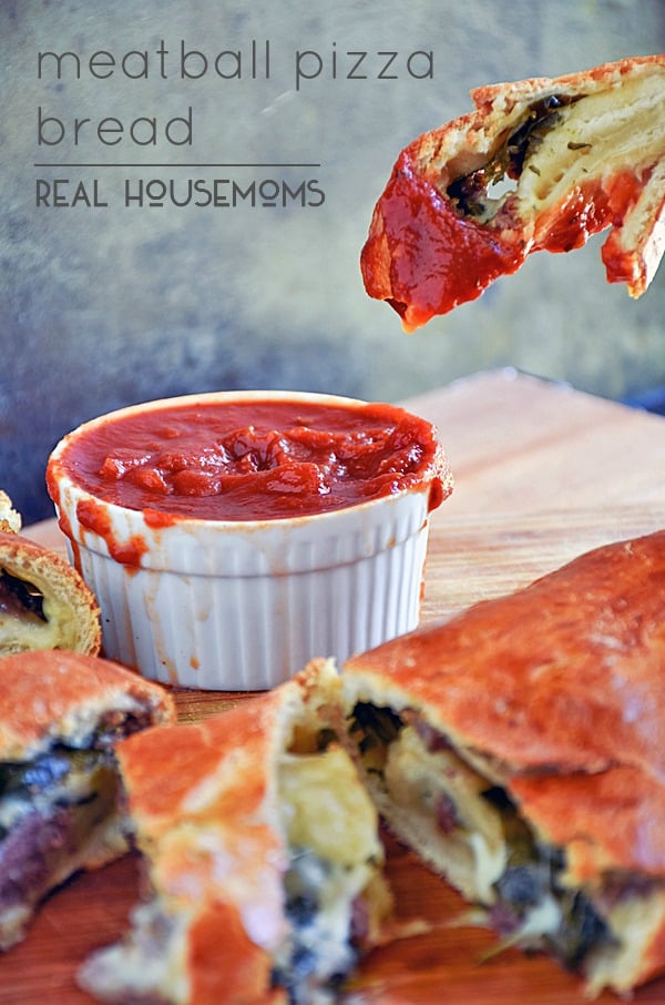 Meatball Pizza Bread | Real Housemoms