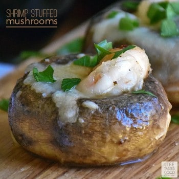 Shrimp Stuffed Mushrooms | by Life Tastes Good