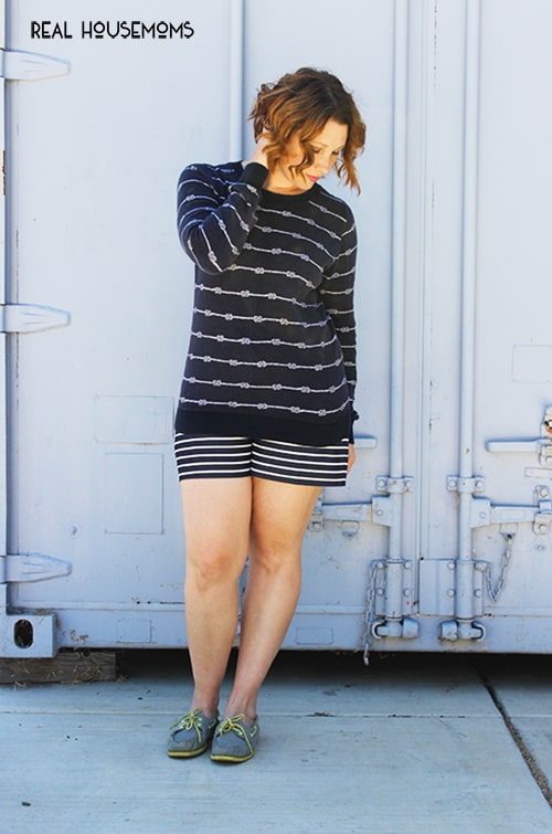 Three Ways to Wear Striped Shorts | Real Housemoms