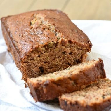 Banana Zucchini Bread is the best breakfast and my favorite way to use my zucchini!