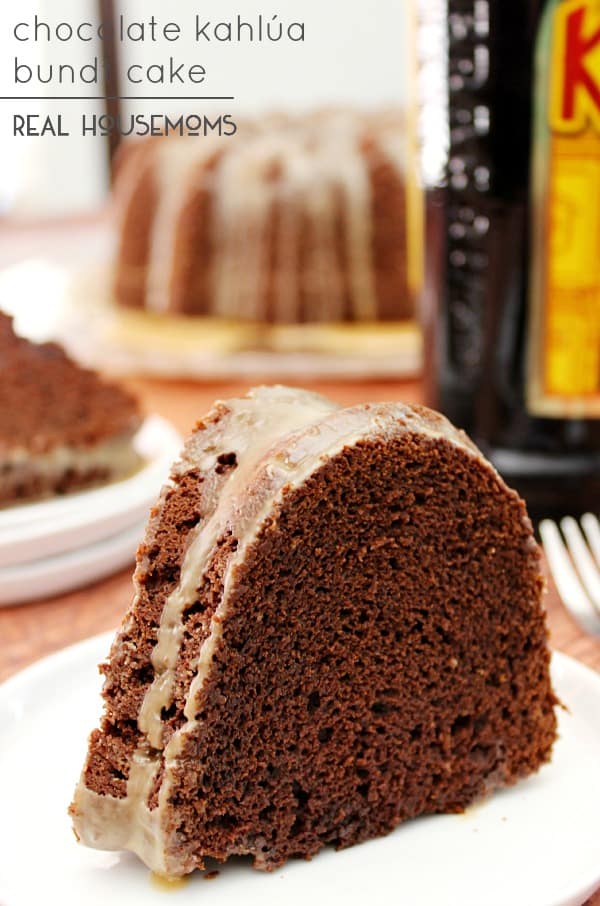 This adults-only Chocolate Kahlúa Bundt Cake is perfect for girls night, game night!