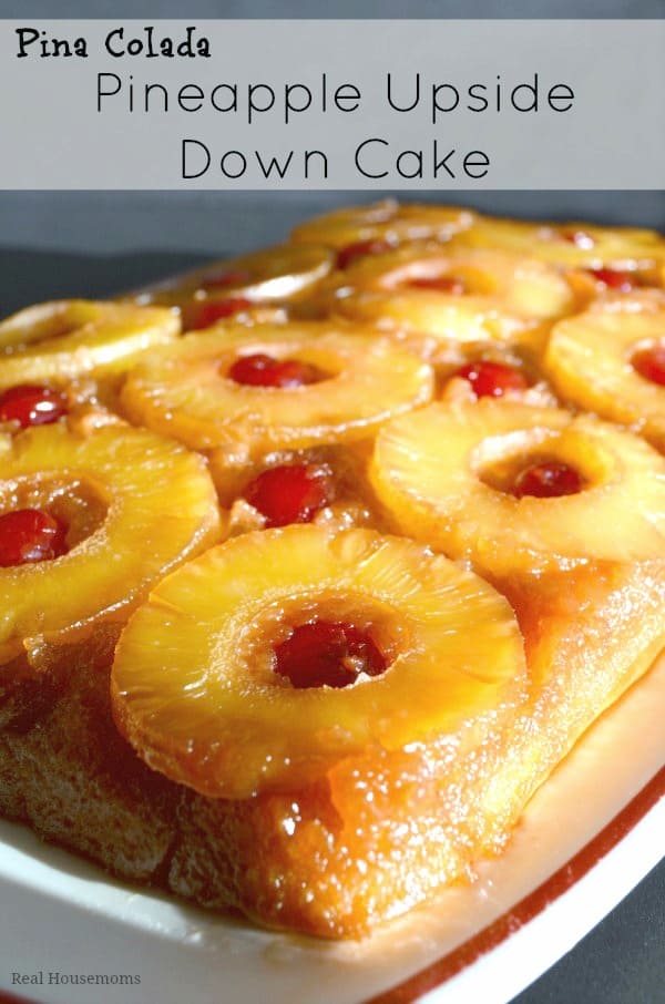 Pina Colada Pineapple Upside Down Cake - Real Housemoms
