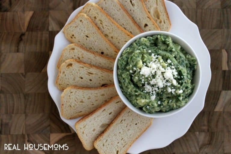 Spinach and Artichoke White Bean Dip