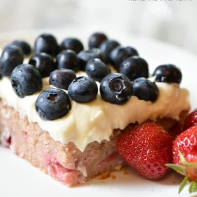 Strawberry Cake From Scratch was gone in a flash when I made it for my family!