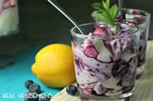 Lemon Blueberry Greek Yogurt Trifle