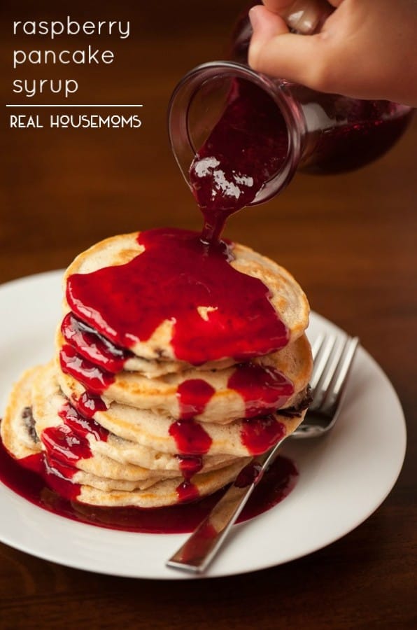 Raspberry Pancake Syrup ⋆ Real Housemoms
