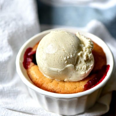 Blackberry Cobbler is my favorite super easy dessert!