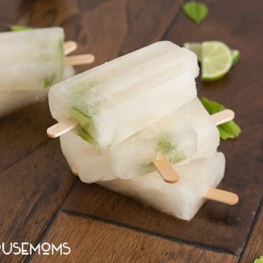 Your favorite summer cocktail just got a makeover! These Mojito Popsicles are full of sweet mint flavor with a hint of lime and a punch of rum!