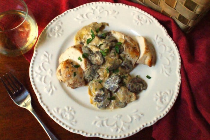 Slow Cooker Garlic Mushrooms ⋆ Real Housemoms