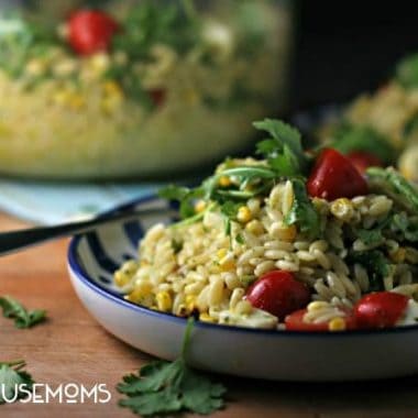 Orzo Salad with Grilled Corn and Cilantro Dressing is a perfect summertime side dish!