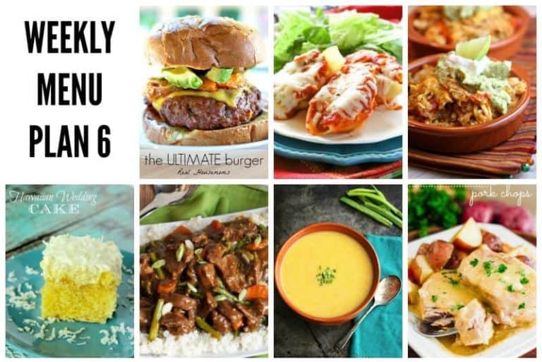 We’ve put together a WEEKLY MEAL PLAN to make your week a bit easier! We’ve got dinner planned so you don’t have to worry!