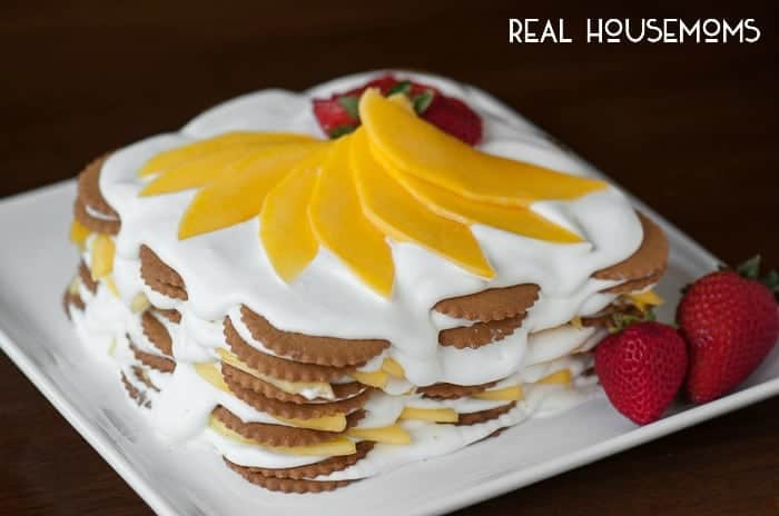 Mango Coconut Ginger Icebox Cake
