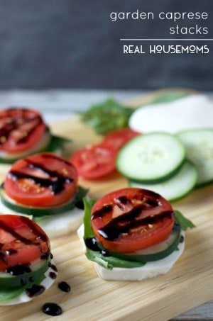 Garden Caprese Stacks ⋆ Real Housemoms