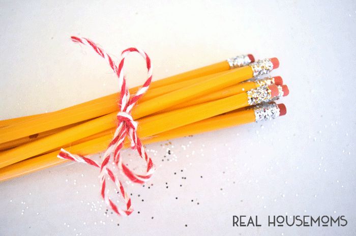 Surprise your favorite teacher with a bundle of Glitter Pencils for a fun back to school gift!