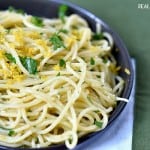 Lemon Spaghetti is crazy simple to make it's ready in the time it takes to cook the spaghetti!!!