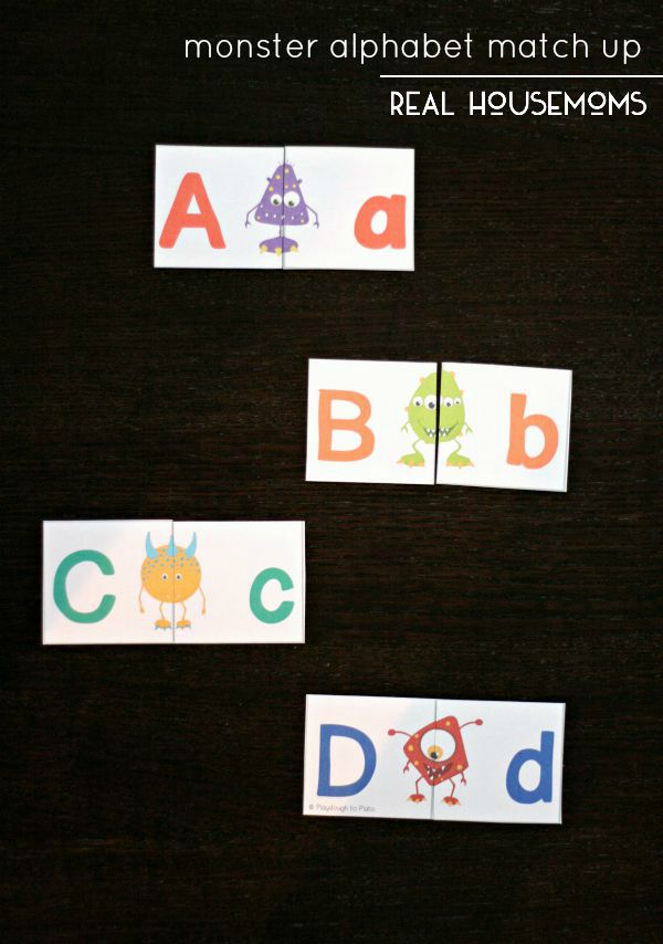 Are your kids BIG monster fans? Do they love funky eyes, big teeth & scraggly legs? Our Monster Alphabet Match Ups are a fun way to get little ones learning their letters!