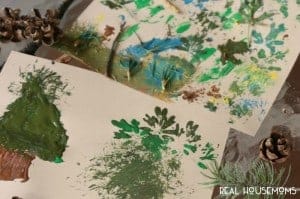 Help your kids discover nature in a new way with this Kid Craft: Nature Painting activity!