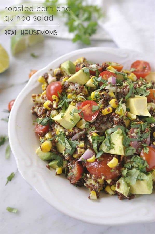 Roasted Corn and Quinoa Salad - Real Housemoms