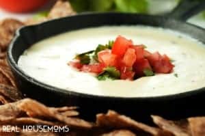 The perfect appetizer for family and friends, make this Spicy Restaurant Style Queso Blanco tonight!