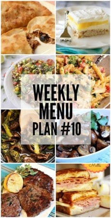 Weekly Menu Plan #10 ⋆ Real Housemoms