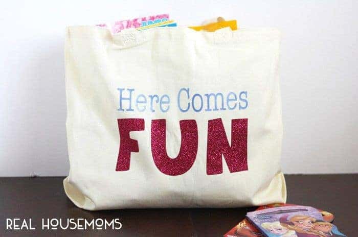 This BABYSITTING BAG will make your teen the most popular babysitter on th block! My kids always want the babysitter that brings lots of fun things.