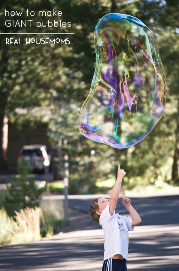 How to Make GIANT Bubbles