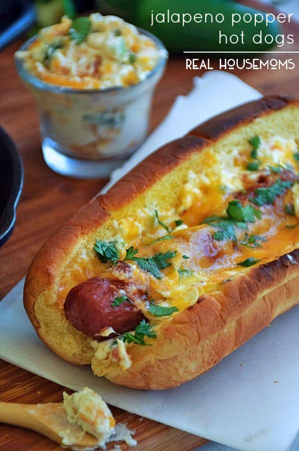 Jalapeno Popper Hot Dogs are a fusion of an original American street food and one of my all-time favorite appetizer recipes! These dogs are an easy dinner that's on the table in less than 30 minutes and sure to become a family favorite!