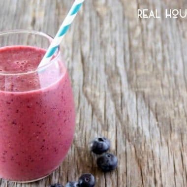 When berries are in season, we eat them every way possible. This Summer Berry Smoothie is one of my favorite way to enjoy the sweet berry flavors.