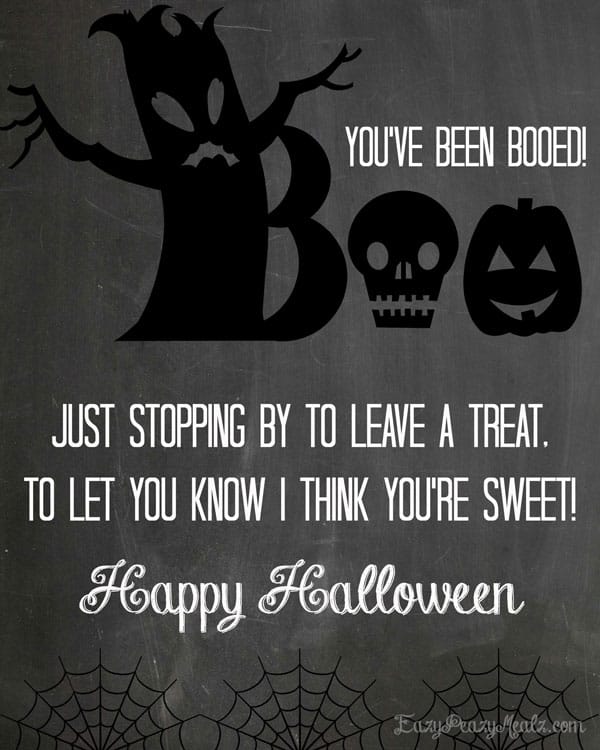 You've been Boo'ed treat tag!