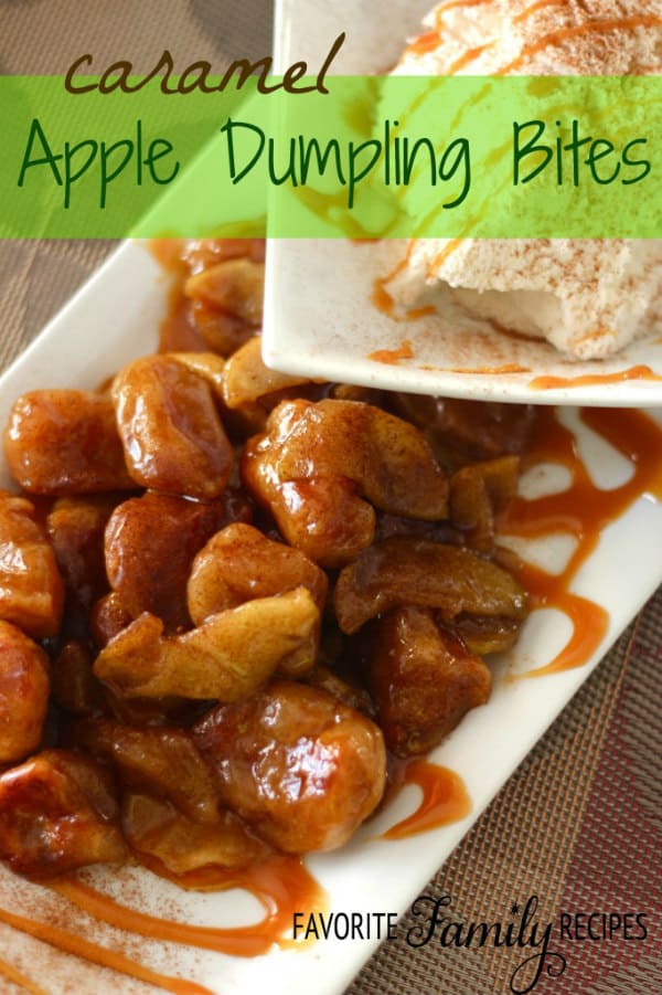 Caramel Apple Dumpling Bites - Favorite Family Recipes