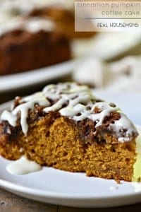 Cinnamon Pumpkin Coffee Cake is like a pumpkin party in your mouth!
