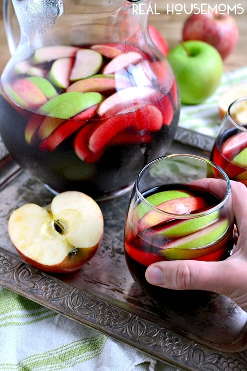 Cran-Apple Sangria features the best flavors of fall in a deliciously sweet drink that everyone will love!