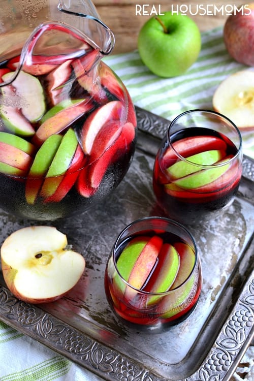 Cran-Apple Sangria features the best flavors of fall in a deliciously sweet drink that everyone will love!