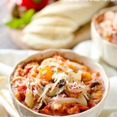 Light Crock Pot Tomato Bisque is an easy and delicious weeknight dinner idea you can throw in your slow cooker for a healthy meal your family will love!