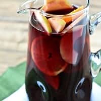 Pear Pomegranate Sangria is going to be my go to drink during the holidays!
