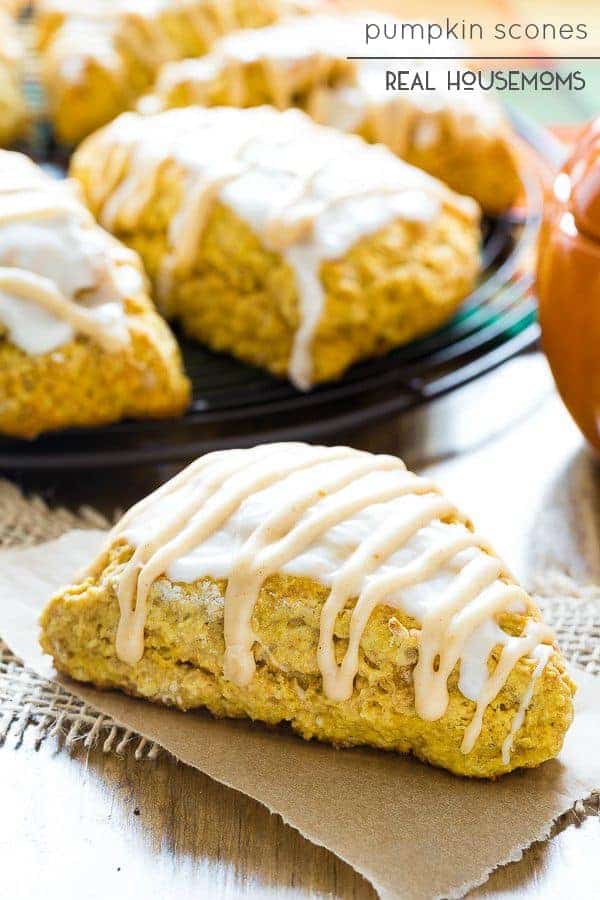 The wait is over - it's pumpkin season! Make your own Pumpkin Scones and skip the coffee shops.