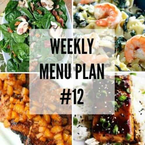 We’ve put together a WEEKLY MEAL PLAN to make your week a bit easier! We’ve got dinner planned so you don’t have to worry!