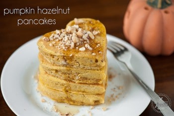 Pumpkin Hazelnut Pancakes | Self Proclaimed Foodie