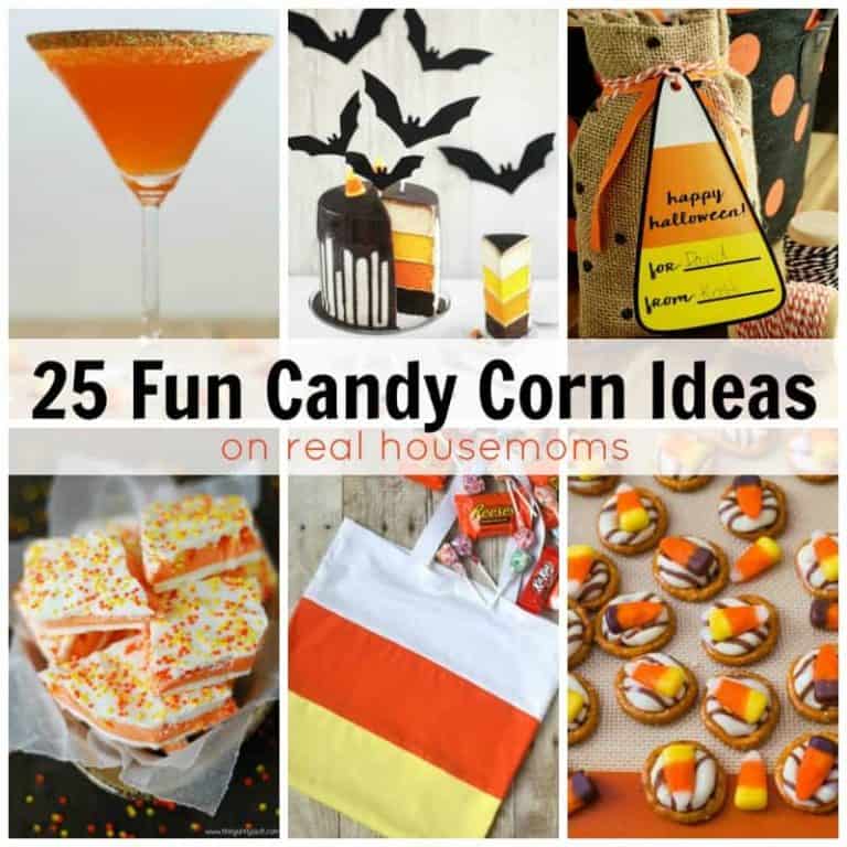 Get ready to celebrate Halloween with your favorite seasonal candy and these 25 Fun Candy Corn Ideas!