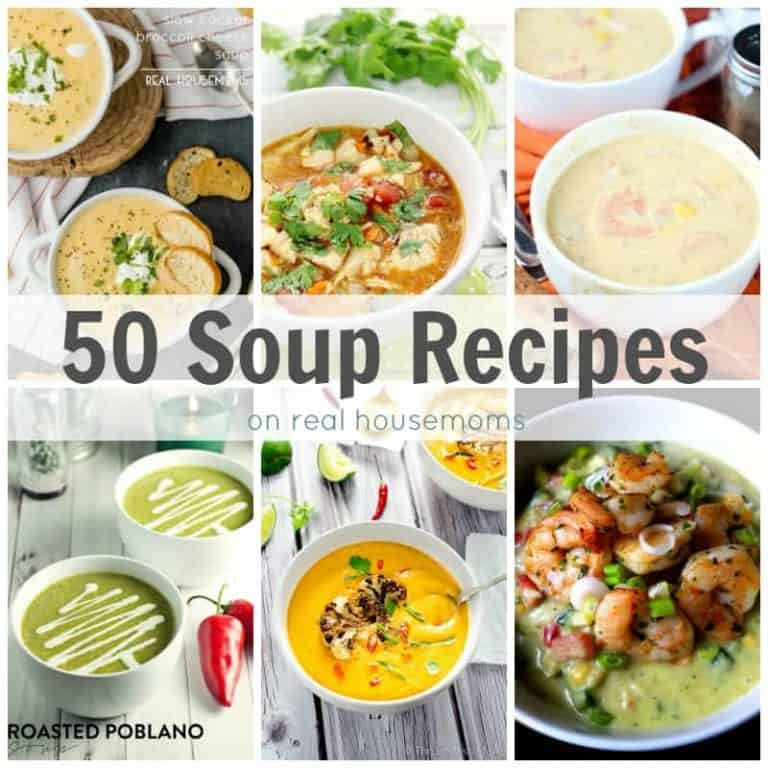 Stay warm this fall with delicious 50 Soup Recipes that'll warm you to the bone and keep you cozy on cool nights!
