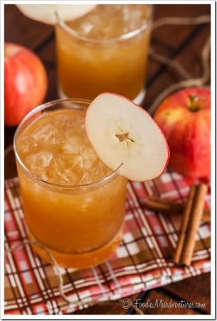Apple Cider Cocktail - Fresh sweet apple cider and brandy come together for the perfect fall cocktail – a must have this season for any apple lover!