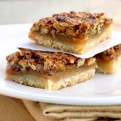 Pecan Pie Bars - The Girl Who Ate Everything
