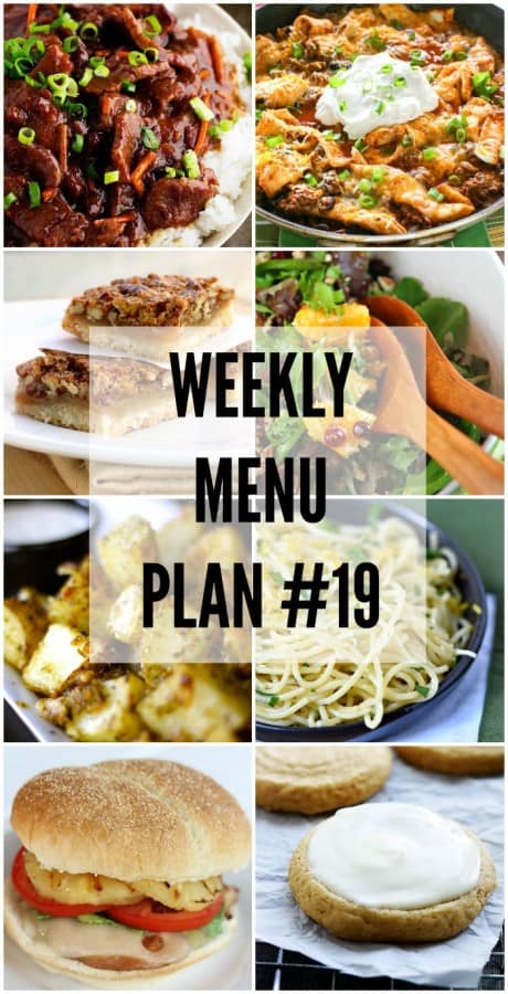 Weekly Menu Plan #19 ⋆ Real Housemoms